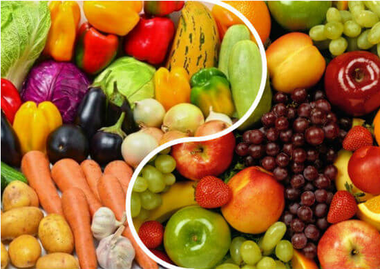 voće i povrće za mršavljenje